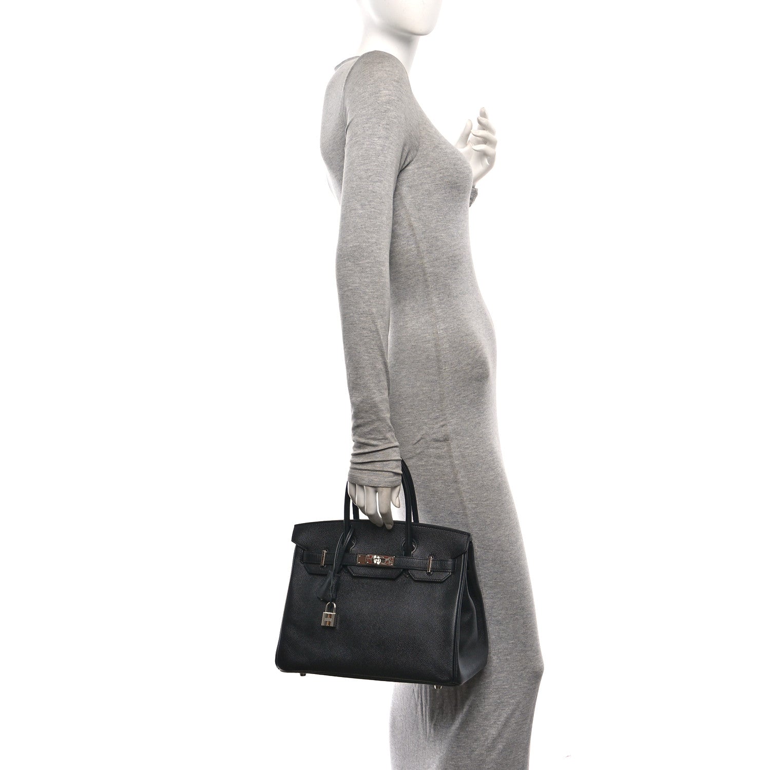 Epsom Birkin 30 Black
