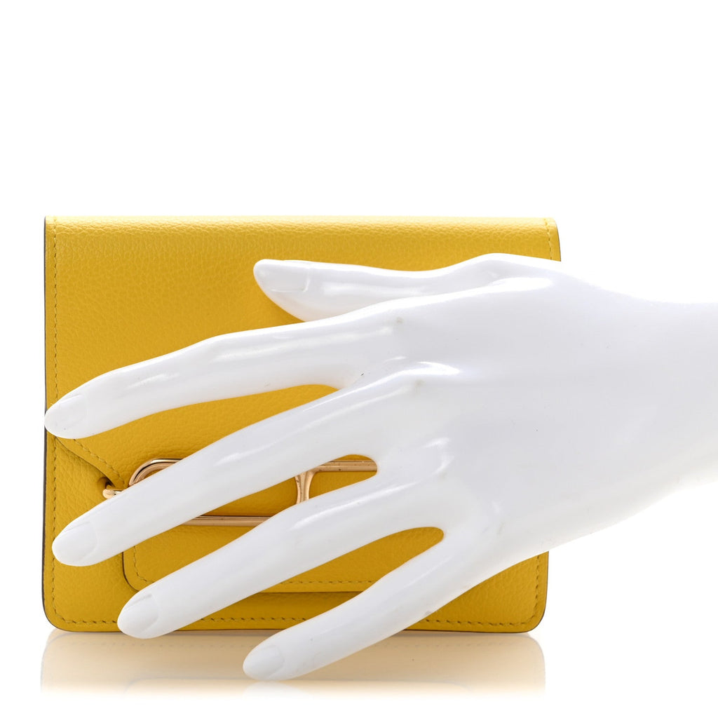 Evercolor Roulis Slim Wallet Jaune De Naples