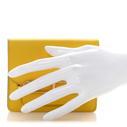 Evercolor Roulis Slim Wallet Jaune De Naples