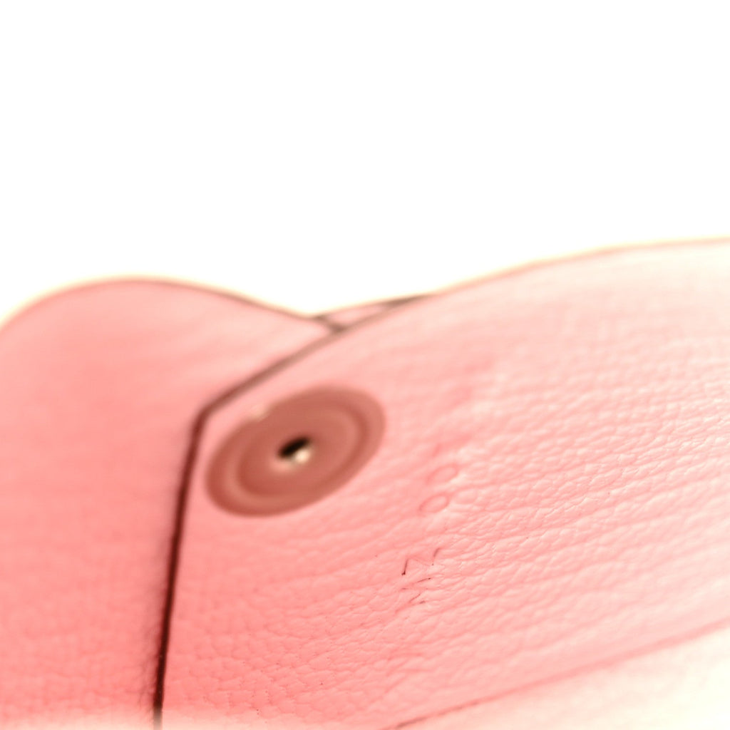 Chevre Mysore Calvi Card Case Mauve Pale