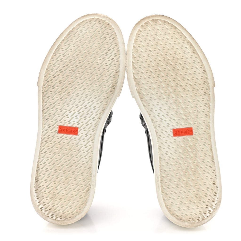 Calfskin Game Slip On Sneakers 38 Black
