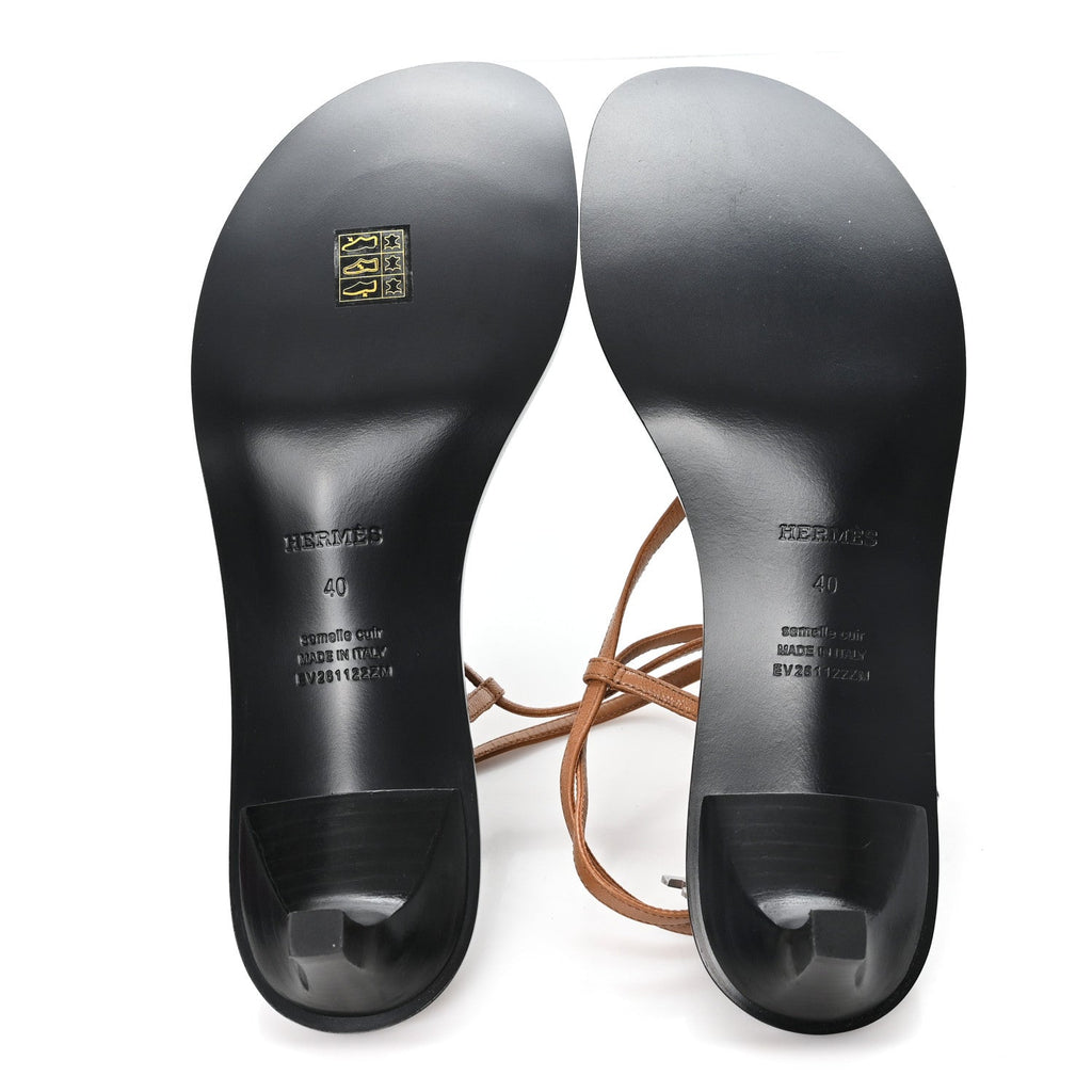Calfskin Muse 40 Sandal 40 Natural