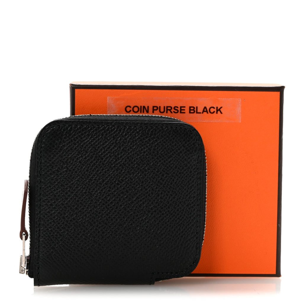 Epsom Silk'in Coin Purse Black