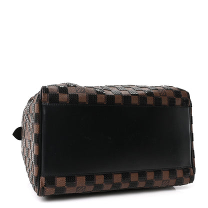 Damier Paillettes Speedy 30 Black