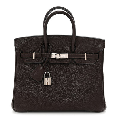 Togo Birkin 25 Chocolate