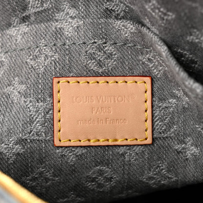 Monogram Denim Speedy Soft 30 Washed Gray