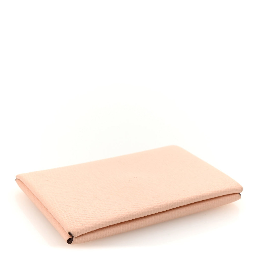 Epsom Calvi Card Case Rose Eglantine