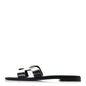 Box Calfskin Oran Sandals 37 Black