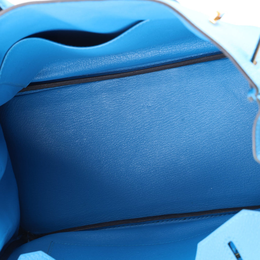 Togo Birkin 30 Bleu Zanzibar