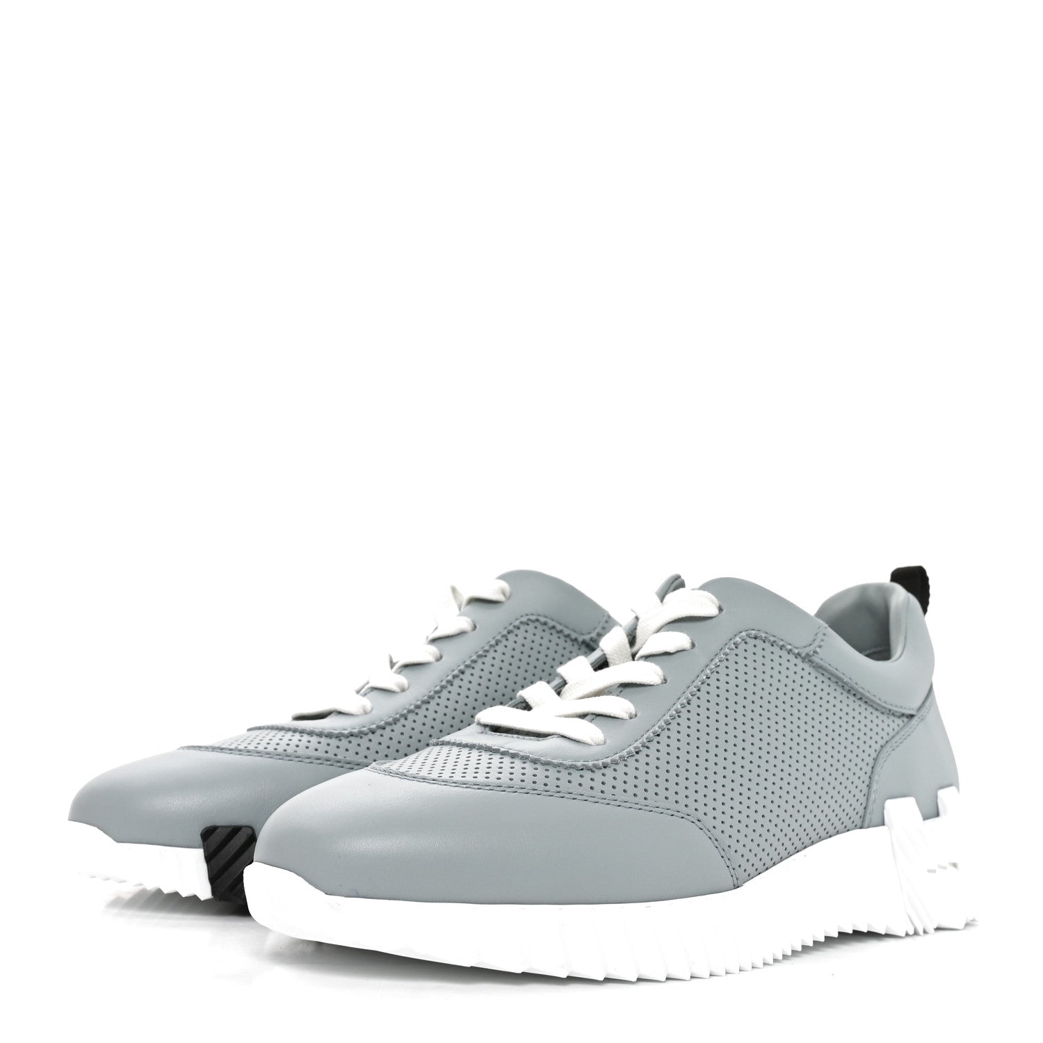 Calfskin Bouncing Sneakers 38 Bleu Glacier