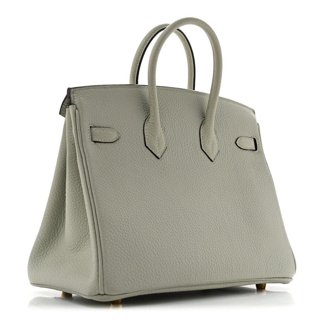 Togo Birkin 25 Gris Neve
