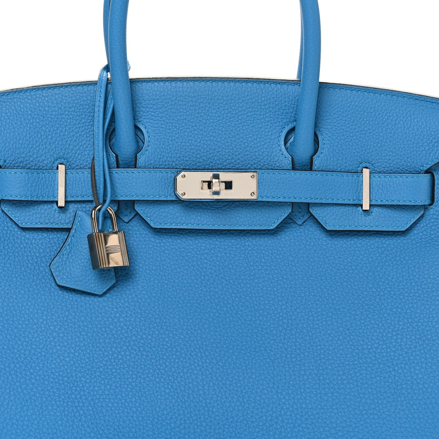 Togo Verso Birkin 30 Bleu Zanzibar Malachite
