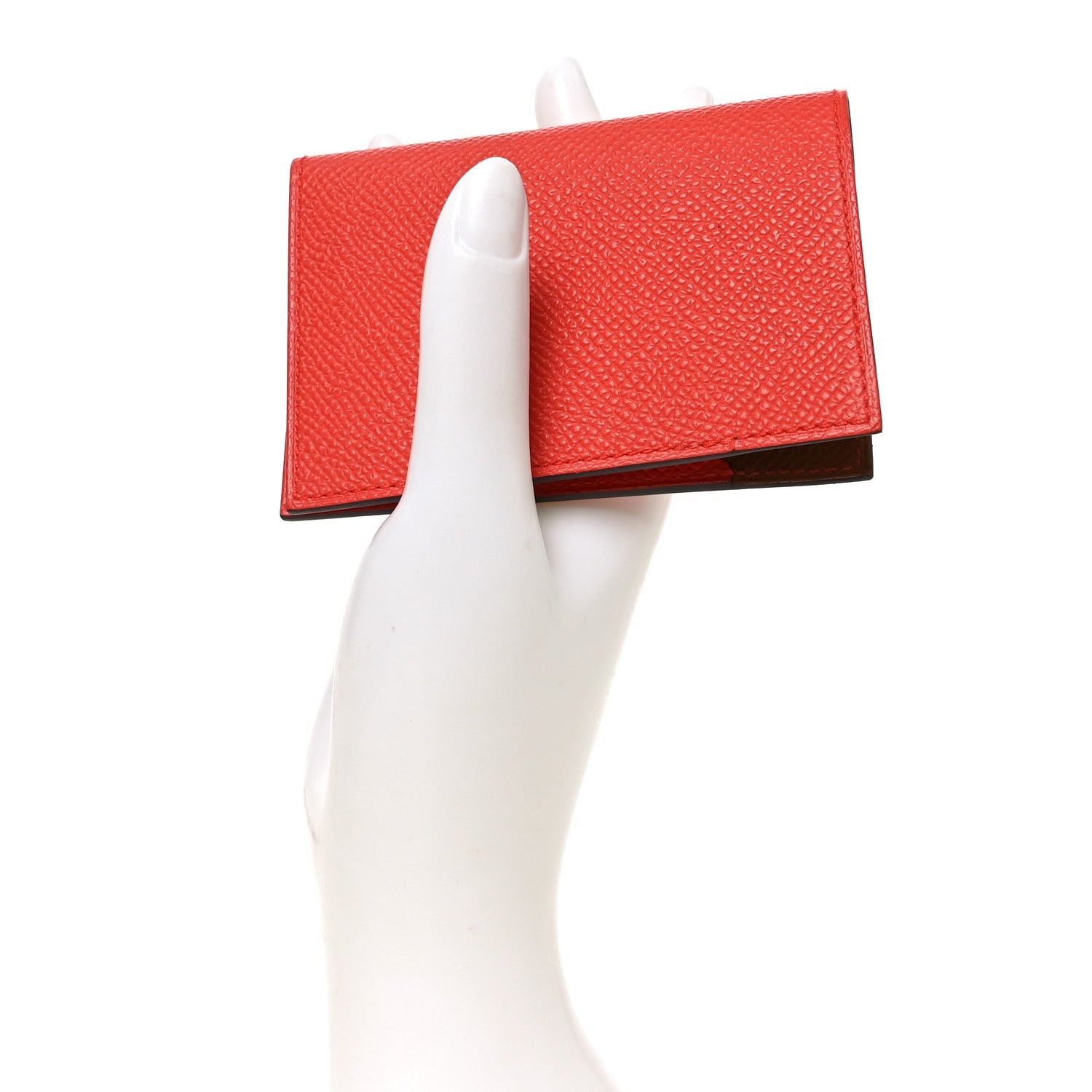 Epsom Doado Card Holder Capucine Gold