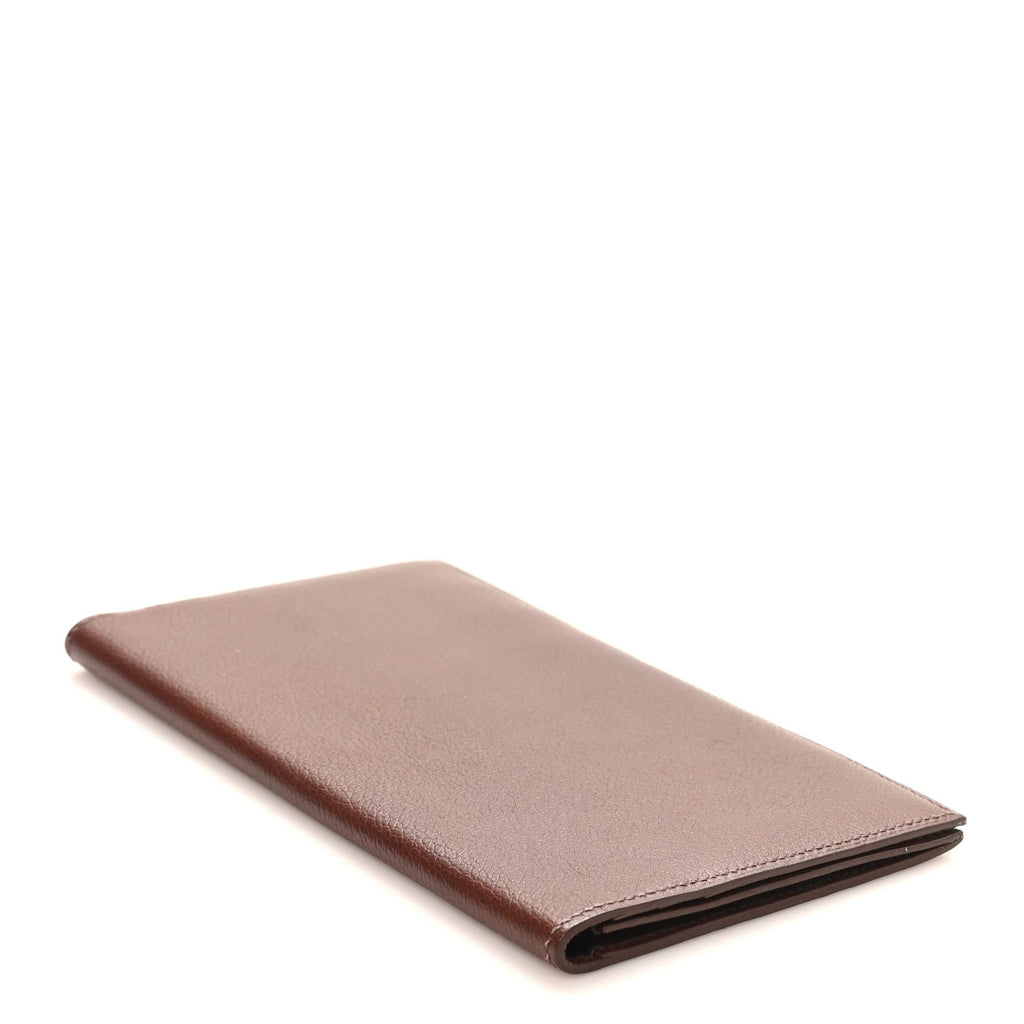 Evercolor Citizen Twill Long Wallet Chocolate