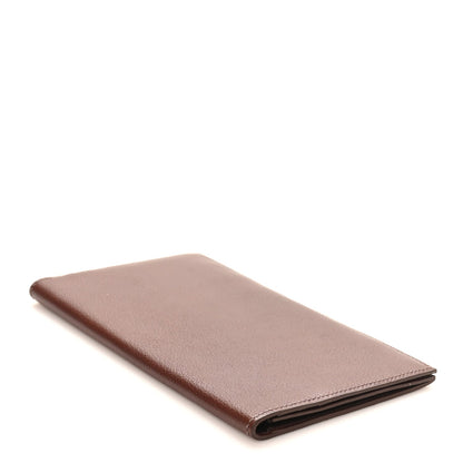 Evercolor Citizen Twill Long Wallet Chocolate