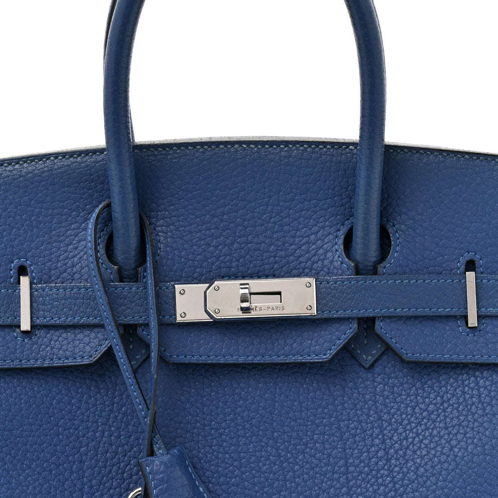 Togo Birkin 35 Bleu Thalassa