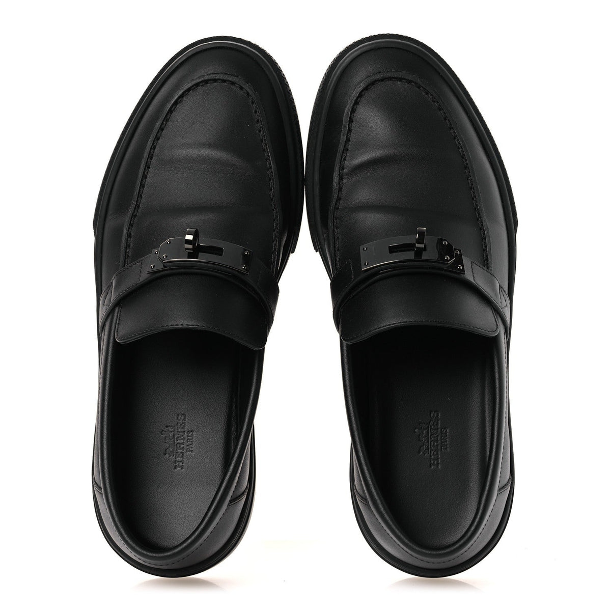 Calfskin Mens Game Slip On Sneakers Black