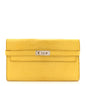 Matte Alligator Kelly Longue Wallet Mimosa