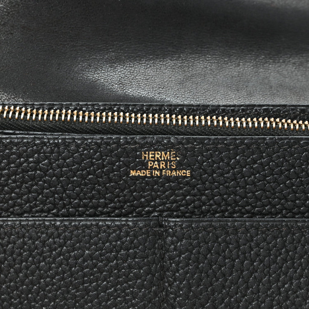 Togo Dogon Duo Wallet Black