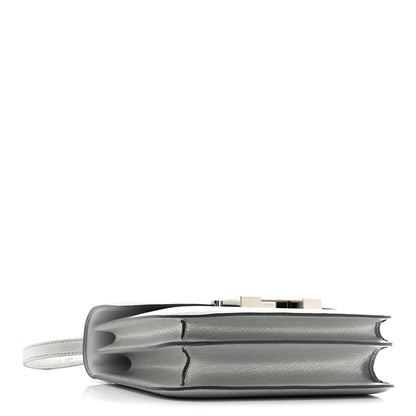 Metallic Chevre Chamkilight Constance 18 Argent