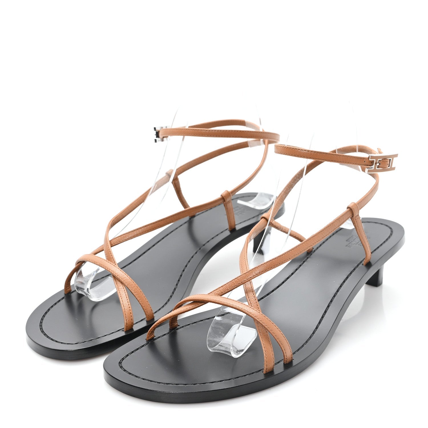 Calfskin Muse 40 Sandal 40 Natural
