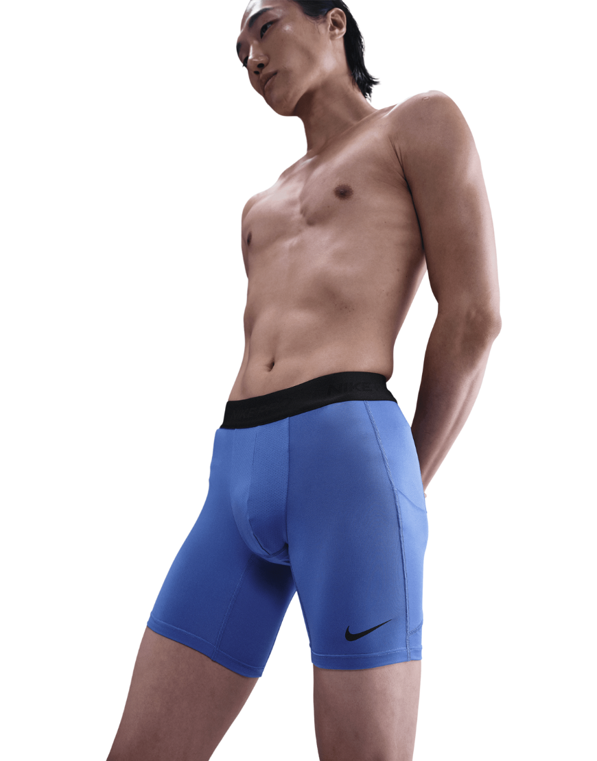 Men's Dri-FIT Fitness Pro Shorts :Comet Blue | Black