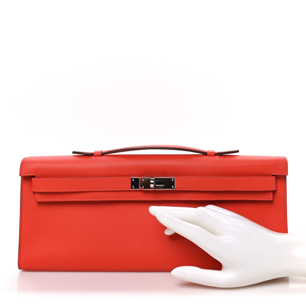 Swift Kelly Cut Clutch Pochette Capucine