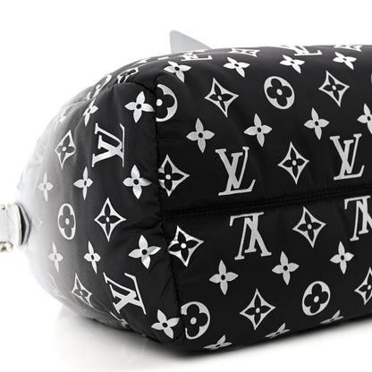 Nylon Monogram Gradient LV Snow Speedy Bandouliere 25 Frost