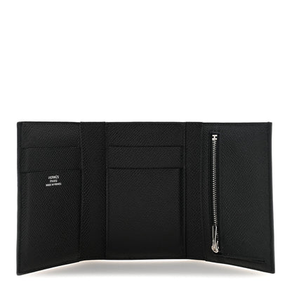 Epsom Tri-Fold Compact Bearn Wallet Black