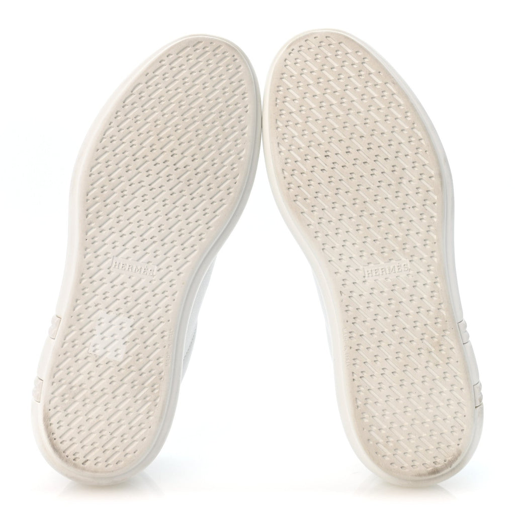 Calfskin Womens Happy Sneakers 38 White