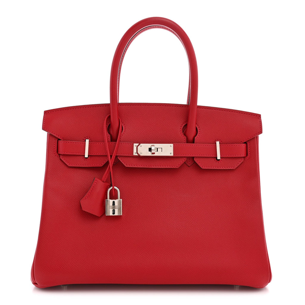 Epsom BIRKIN 30 Rouge Casaque