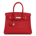 Epsom BIRKIN 30 Rouge Casaque