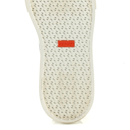 Canvas Calfskin Get Sneakers 38 Prunoir Blanc