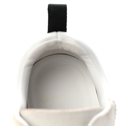 Calfskin Suede Goatskin Bouncing Sneakers White Black