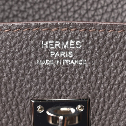 Togo Birkin 25 Etain