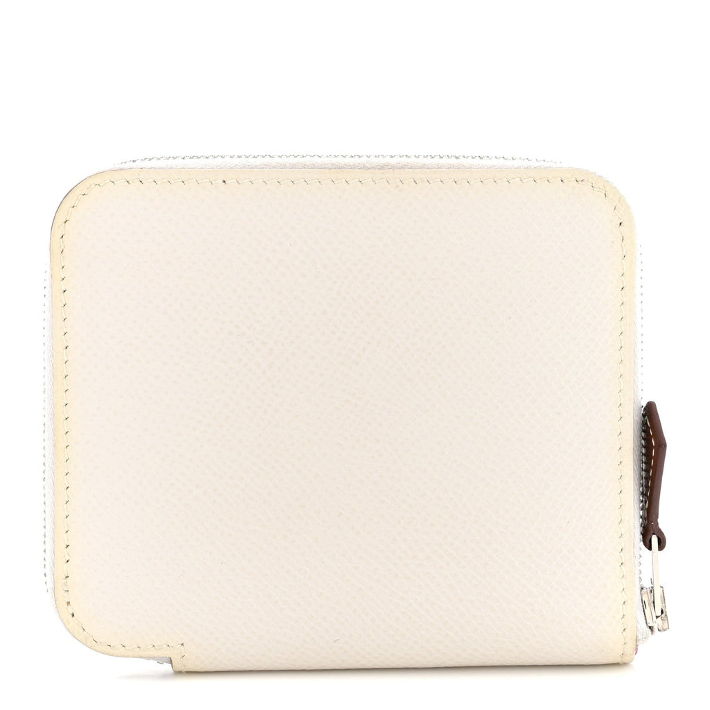 Epsom Silk'In Compact Wallet New White