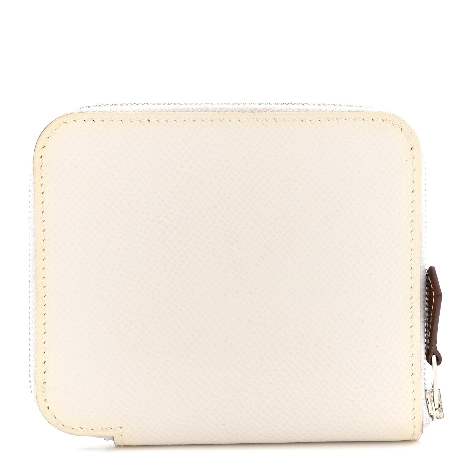 Epsom Silk'In Compact Wallet New White