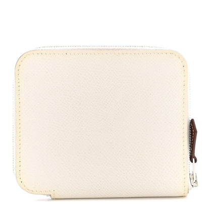 Epsom Silk'In Compact Wallet New White
