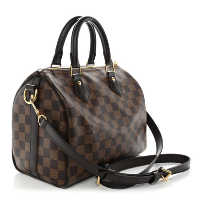 Damier Ebene Speedy Bandouliere 25