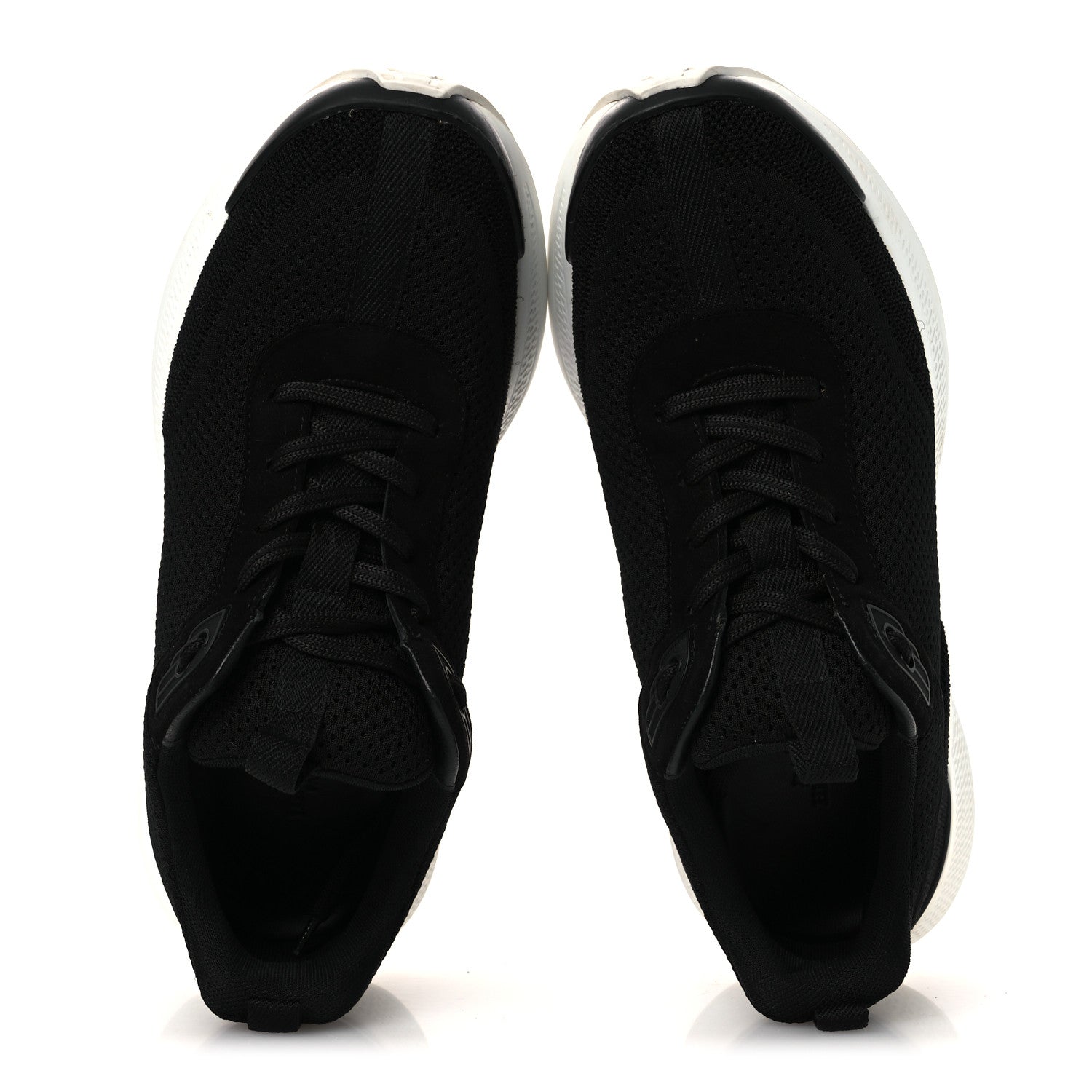 Technical Knit Suede Heros Sneakers 40 Black