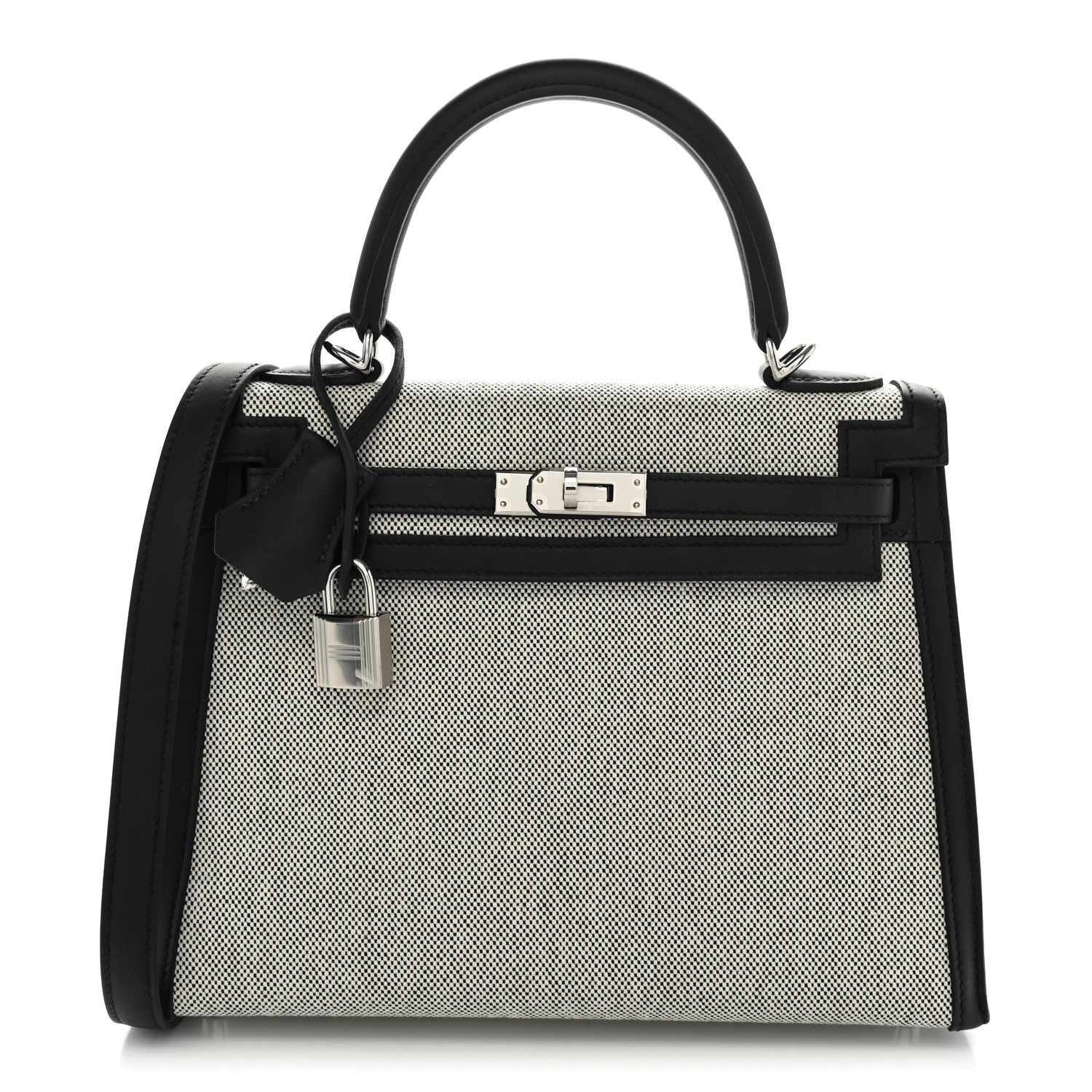 Toile H Swift Kelly Sellier 25 Ecru Black