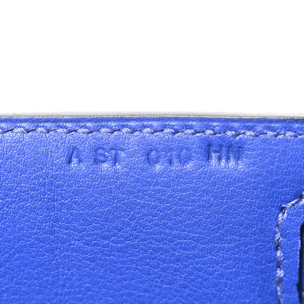 Swift Kelly Pochette Clutch Bleu Electrique