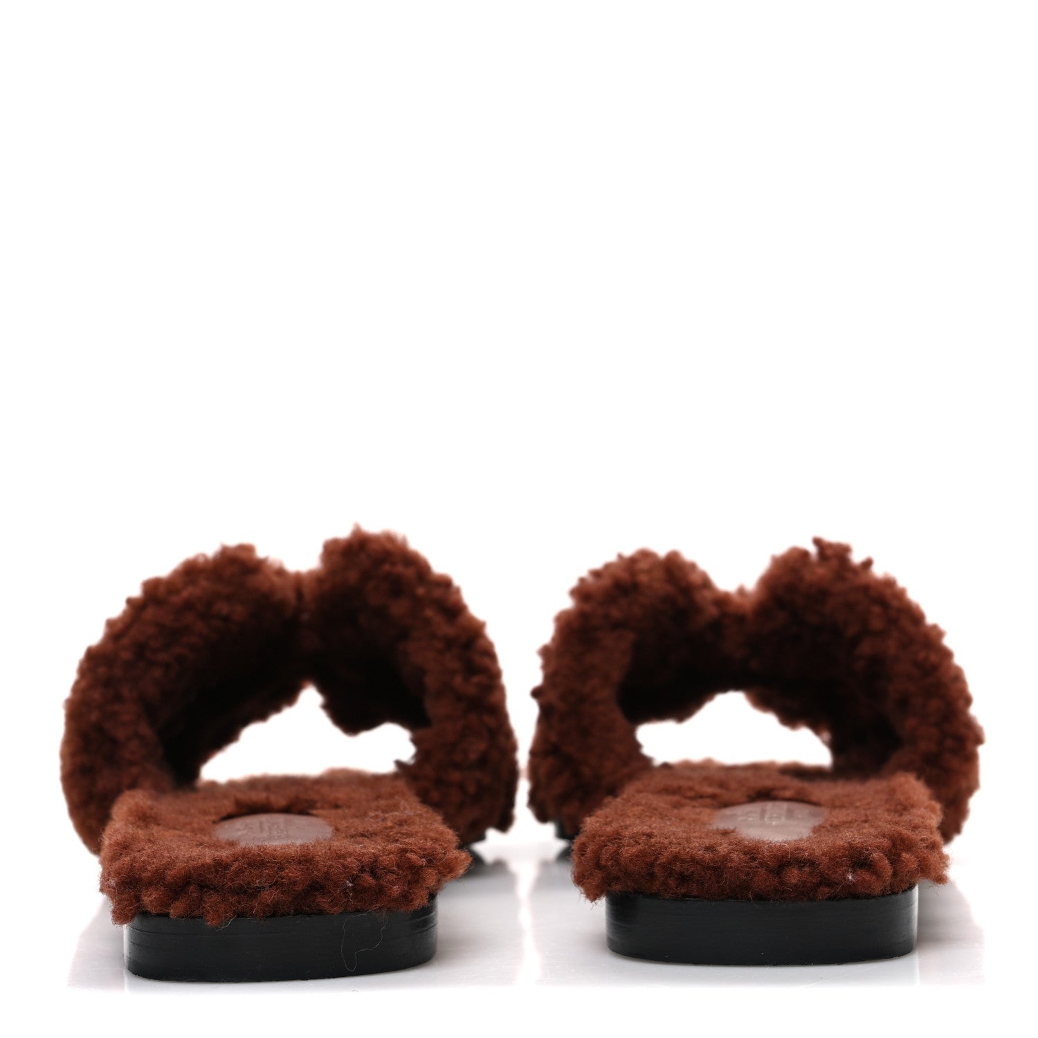 Woolskin Oran Sandals 37.5 Cognac