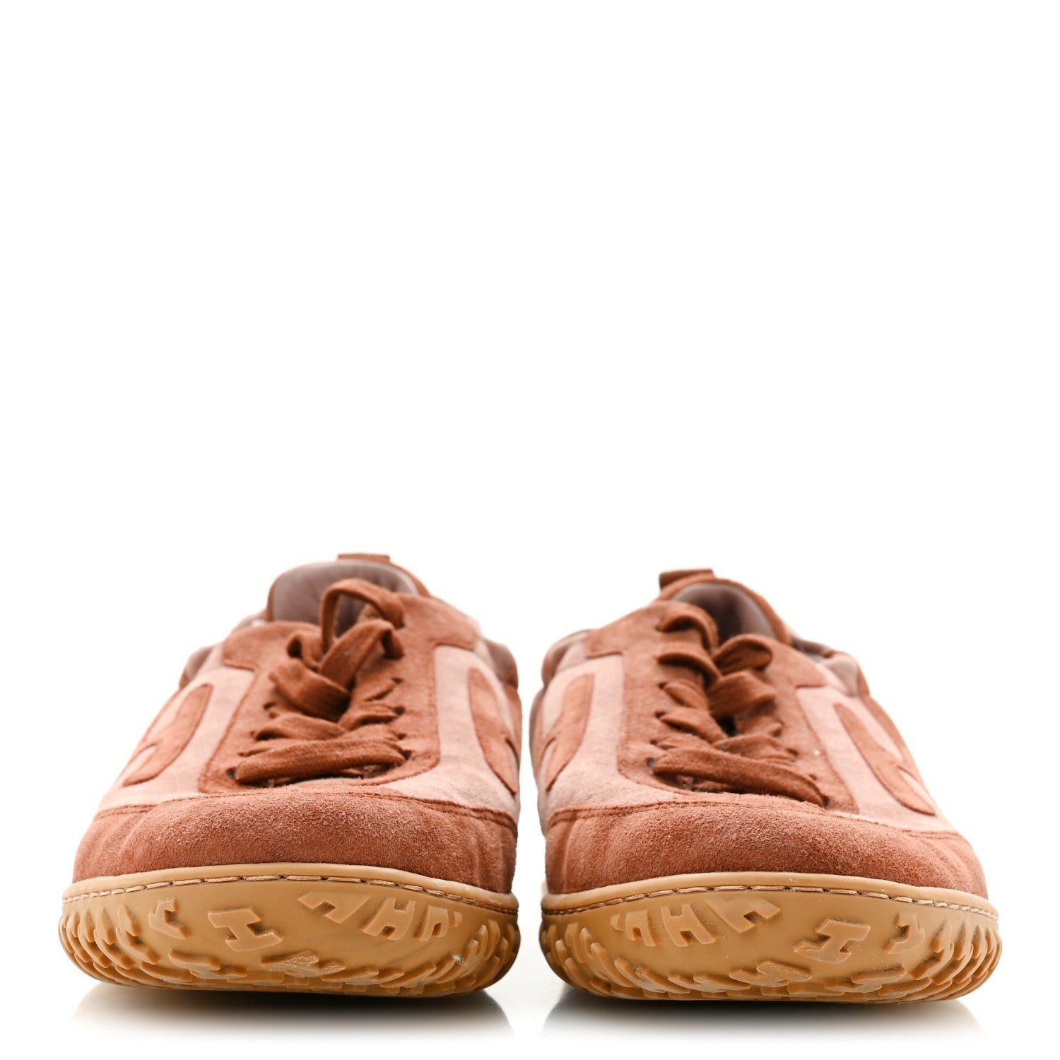 Suede Goatskin Jet Sneakers 38.5 Rose Antique Rouge Sepia