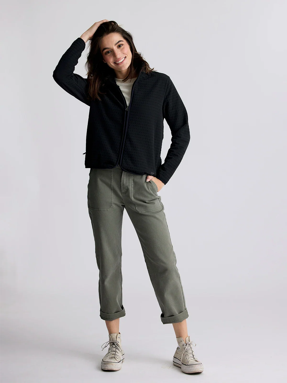 Free Fly Gridback Fleece Jacket - Women's