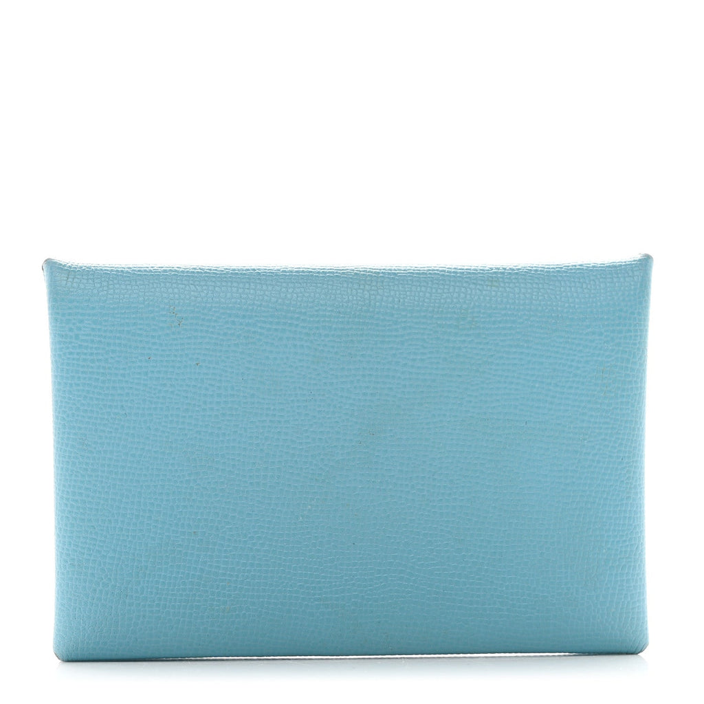Epsom Calvi Card Case Celeste