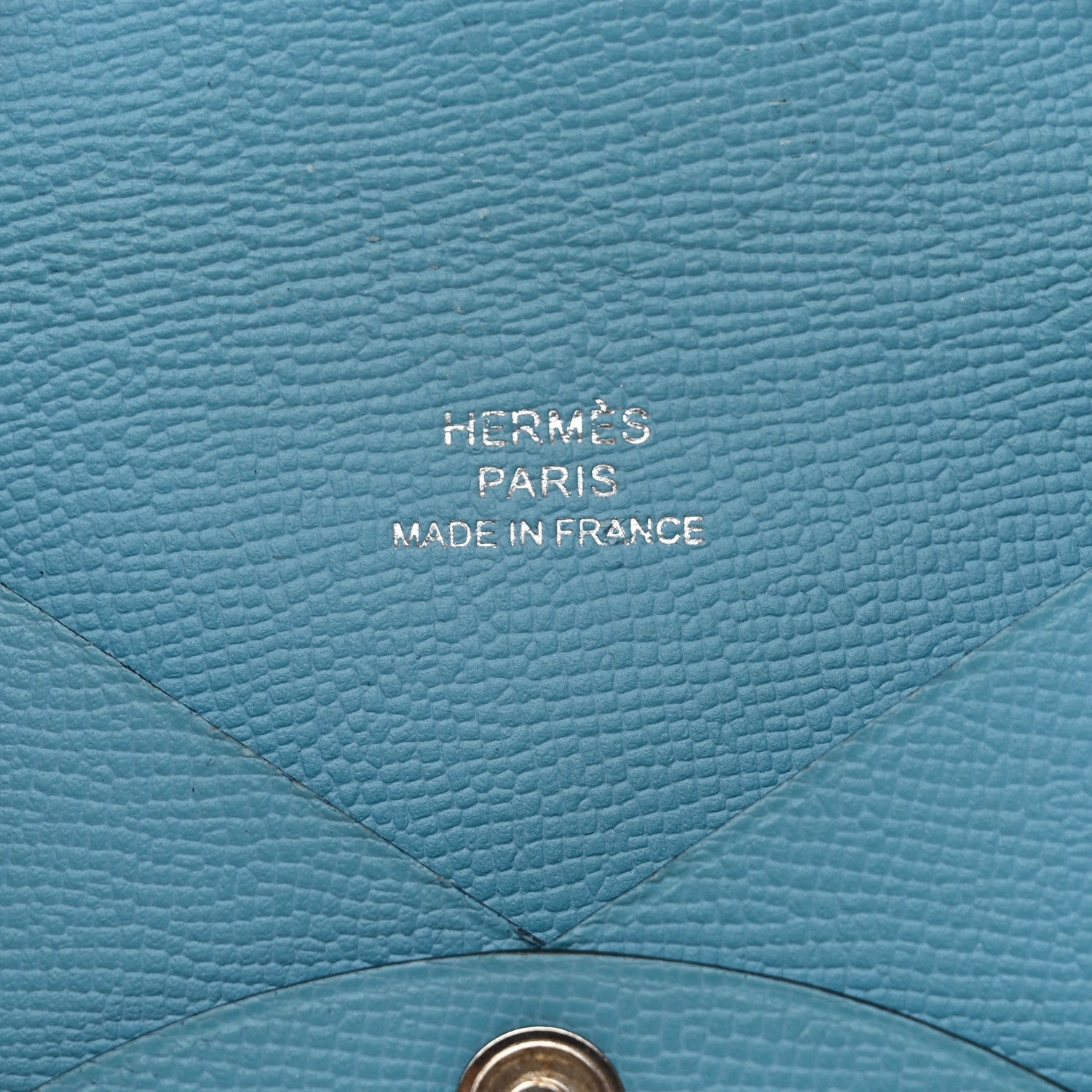 Epsom Calvi Card Case Celeste
