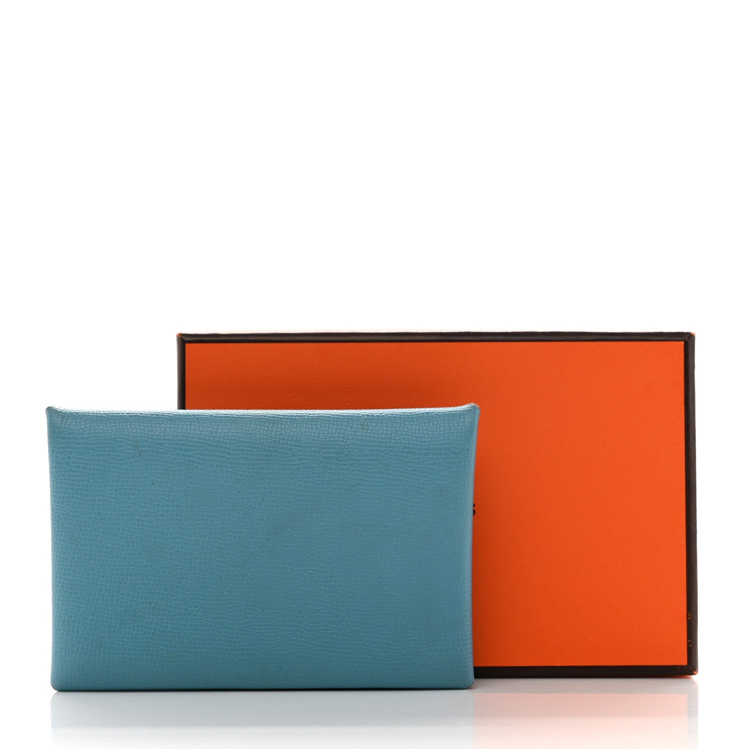 Epsom Calvi Card Case Celeste
