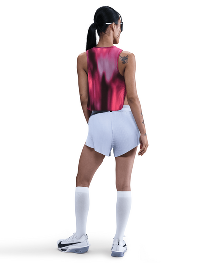Women's DriFIT AeroSwift Faith Kipyegon Running Tank: Rush Fuchsia | Burgundy Crush