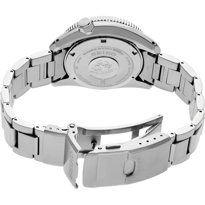 Seiko Prospex Glacier Save The Ocean Special Edition Automatic Blue Dial Silver Steel Strap Watch for Men - SPB299J1